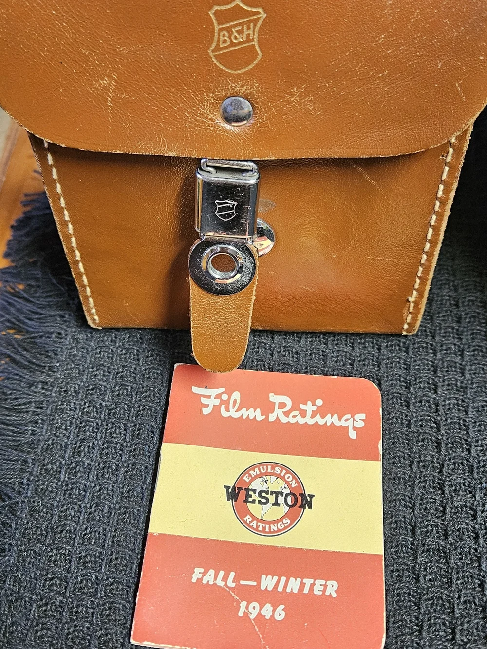 Filmo Sportster Bell & Howell 8mm Movie Camera & Exposure Meter With Accessories